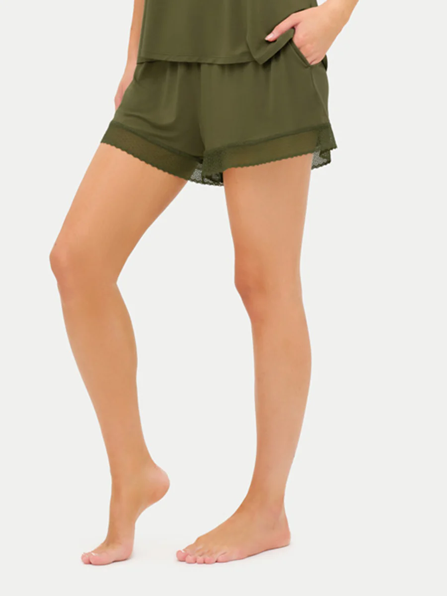 Bamboo Lace Cami Shorts - Image 24