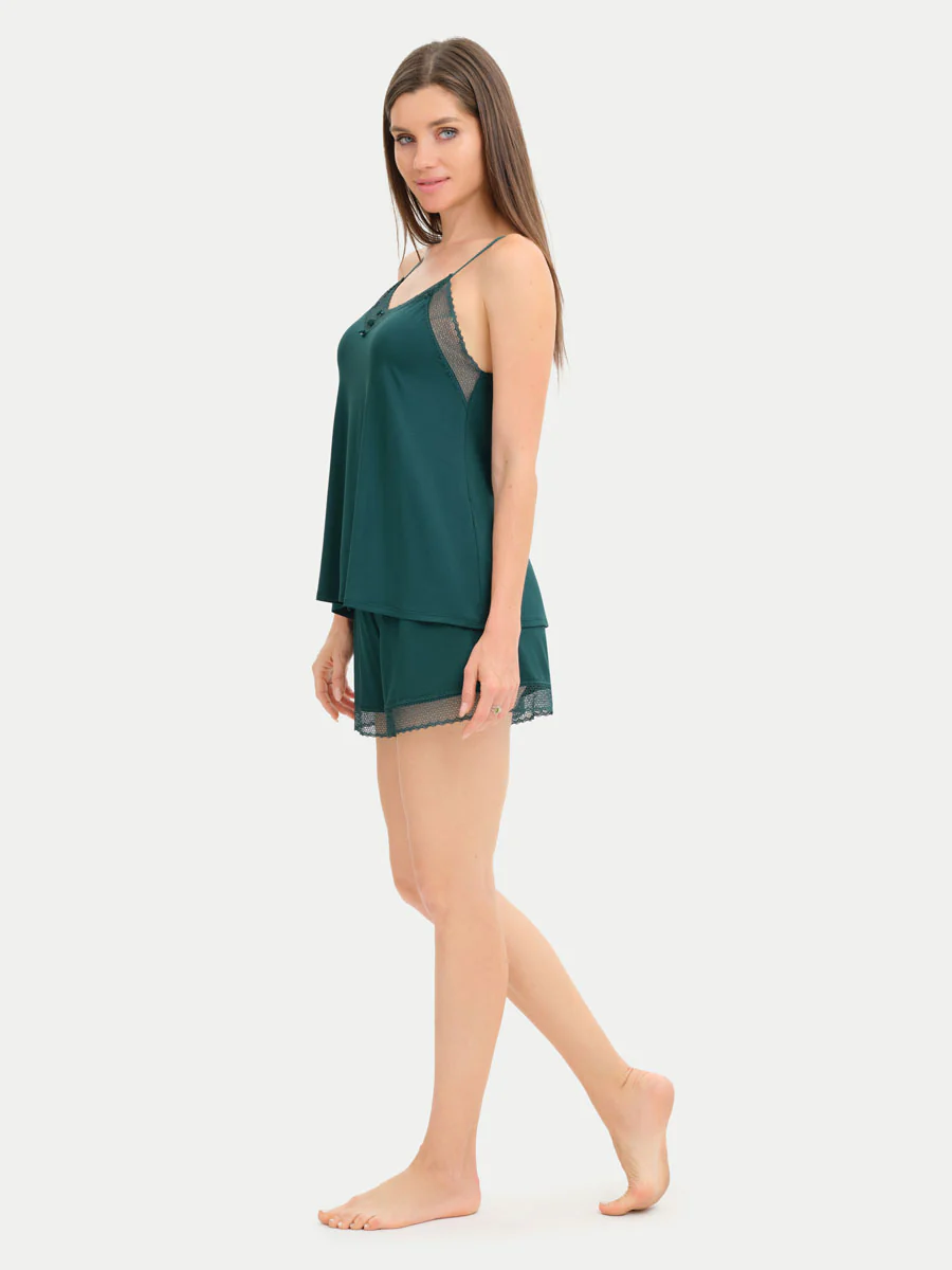 Bamboo Lace Cami Shorts - Image 86