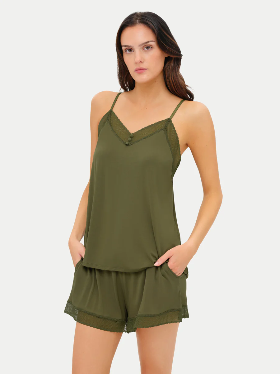 Bamboo Lace Cami & Shorts Set - Image 25