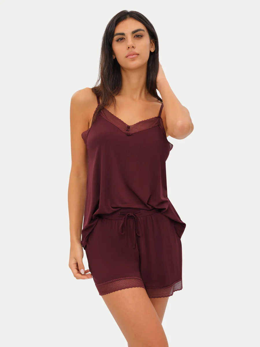Bamboo Lace Cami & Shorts Set - Image 6