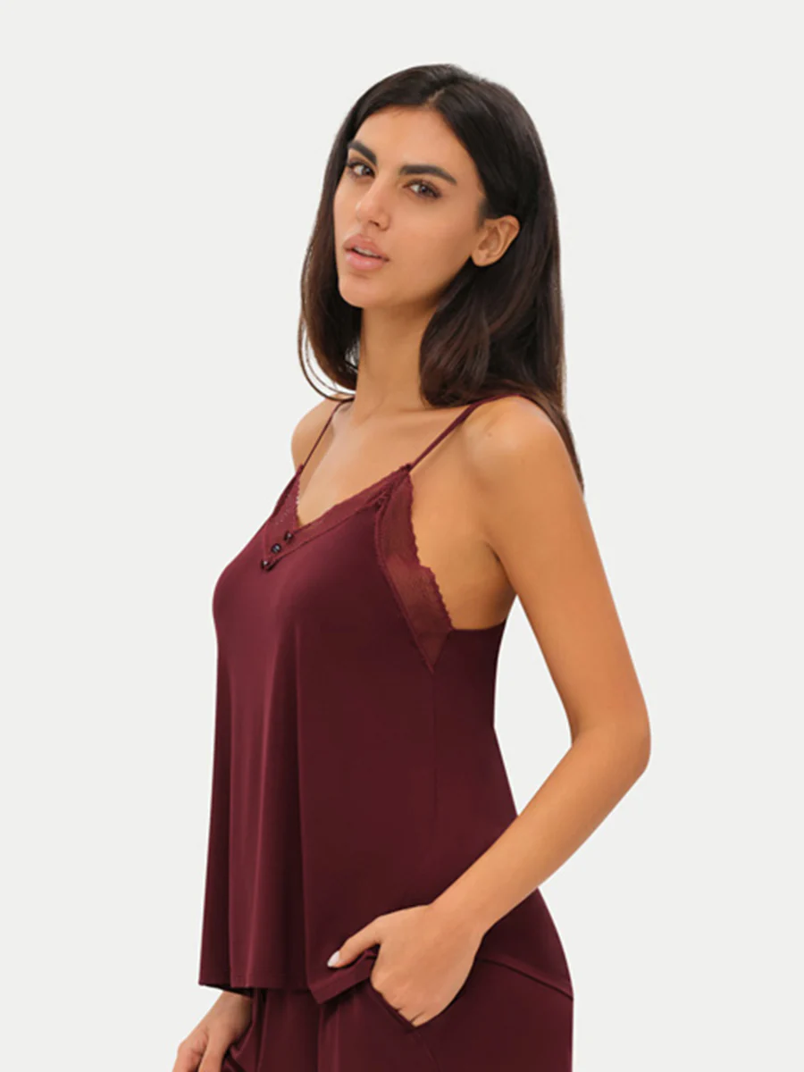 Bamboo Lace Cami Top - Image 45