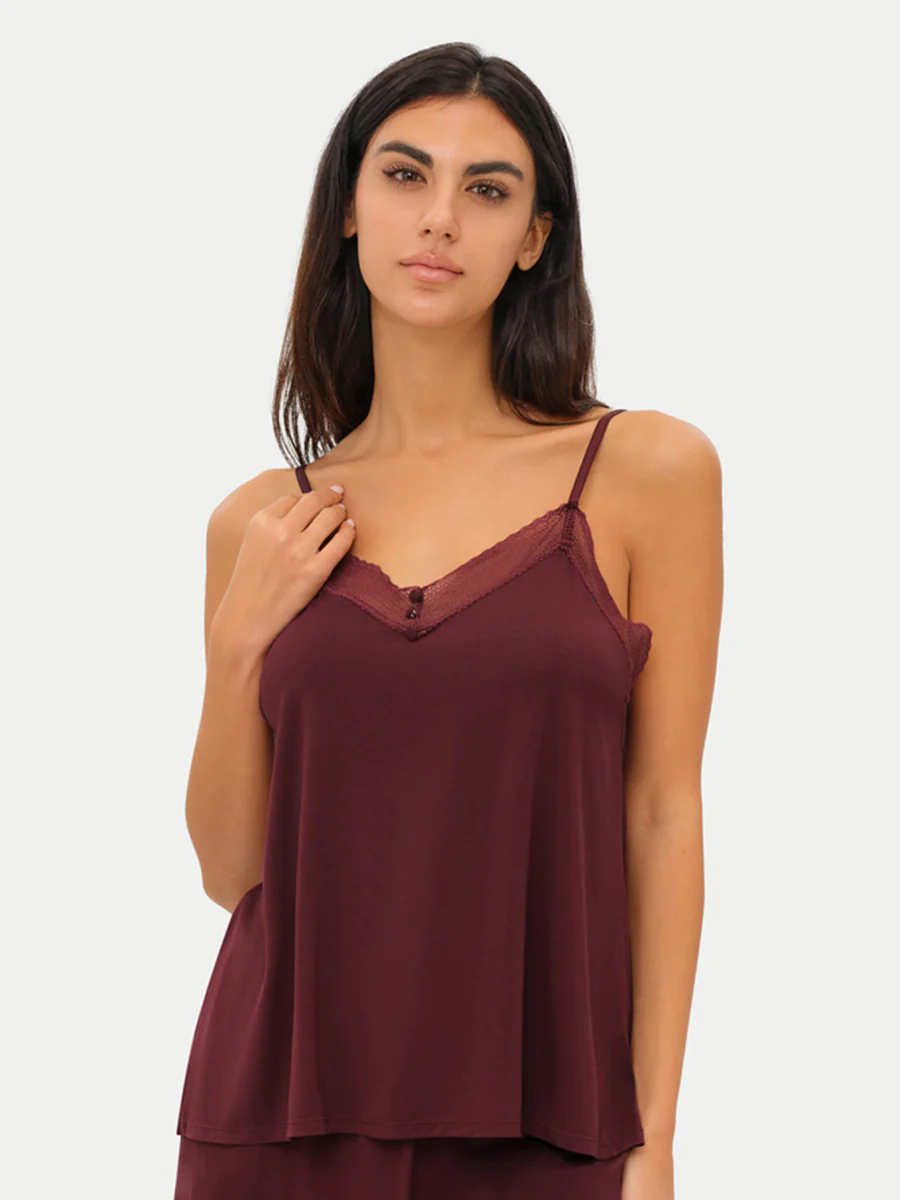 Bamboo Lace Cami Top - Image 47