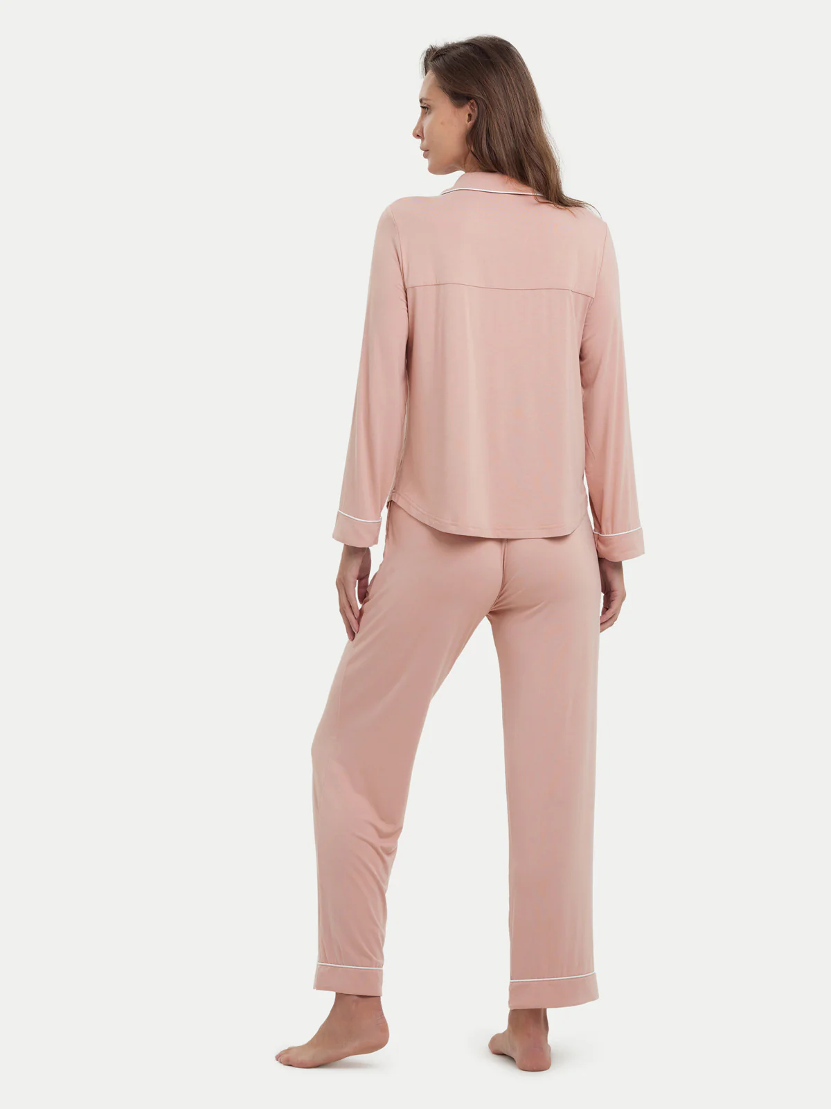 Long Sleeve Bamboo Pajama Set - Image 17