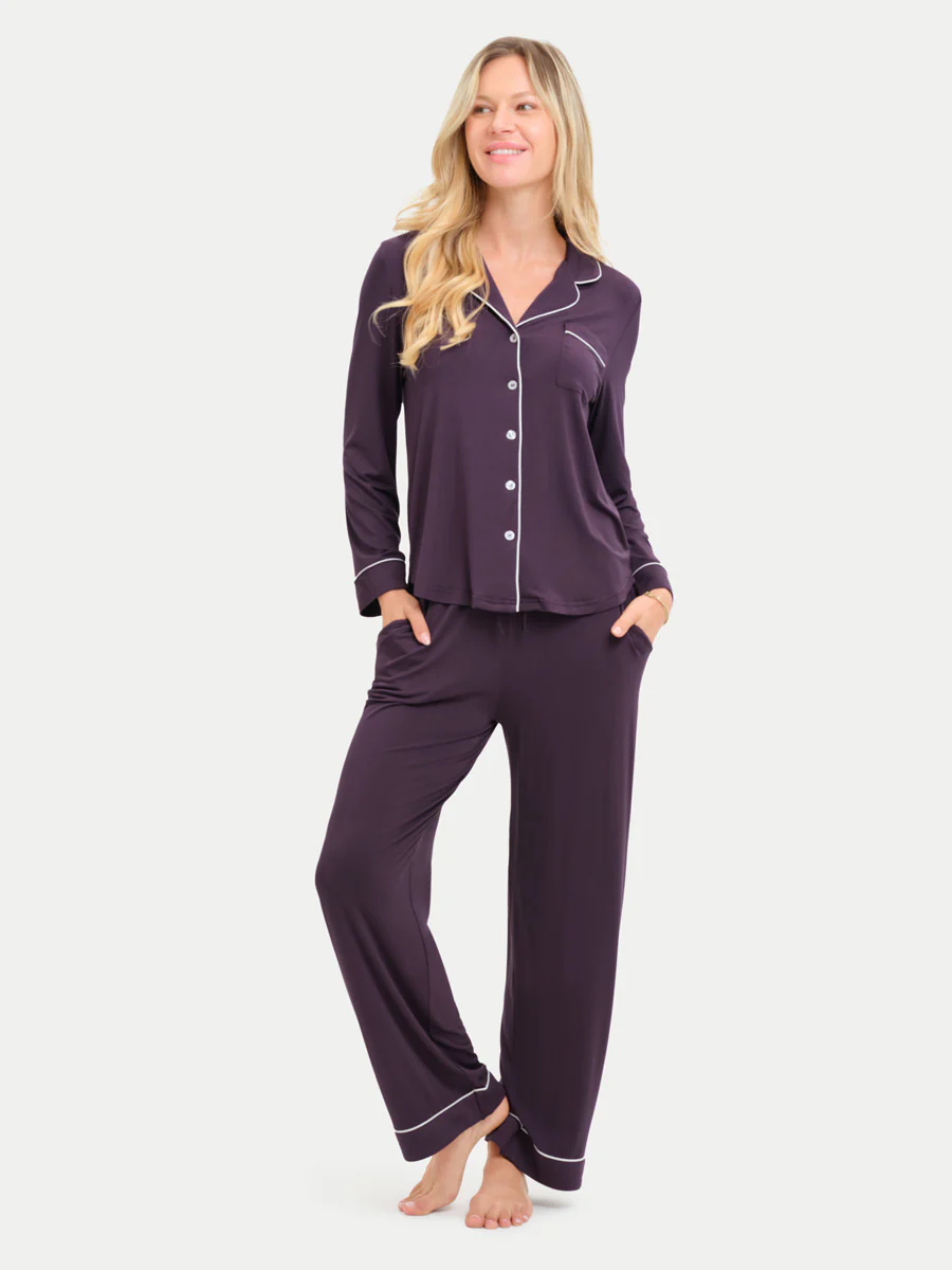 Long Sleeve Bamboo Pajama Set - Image 87