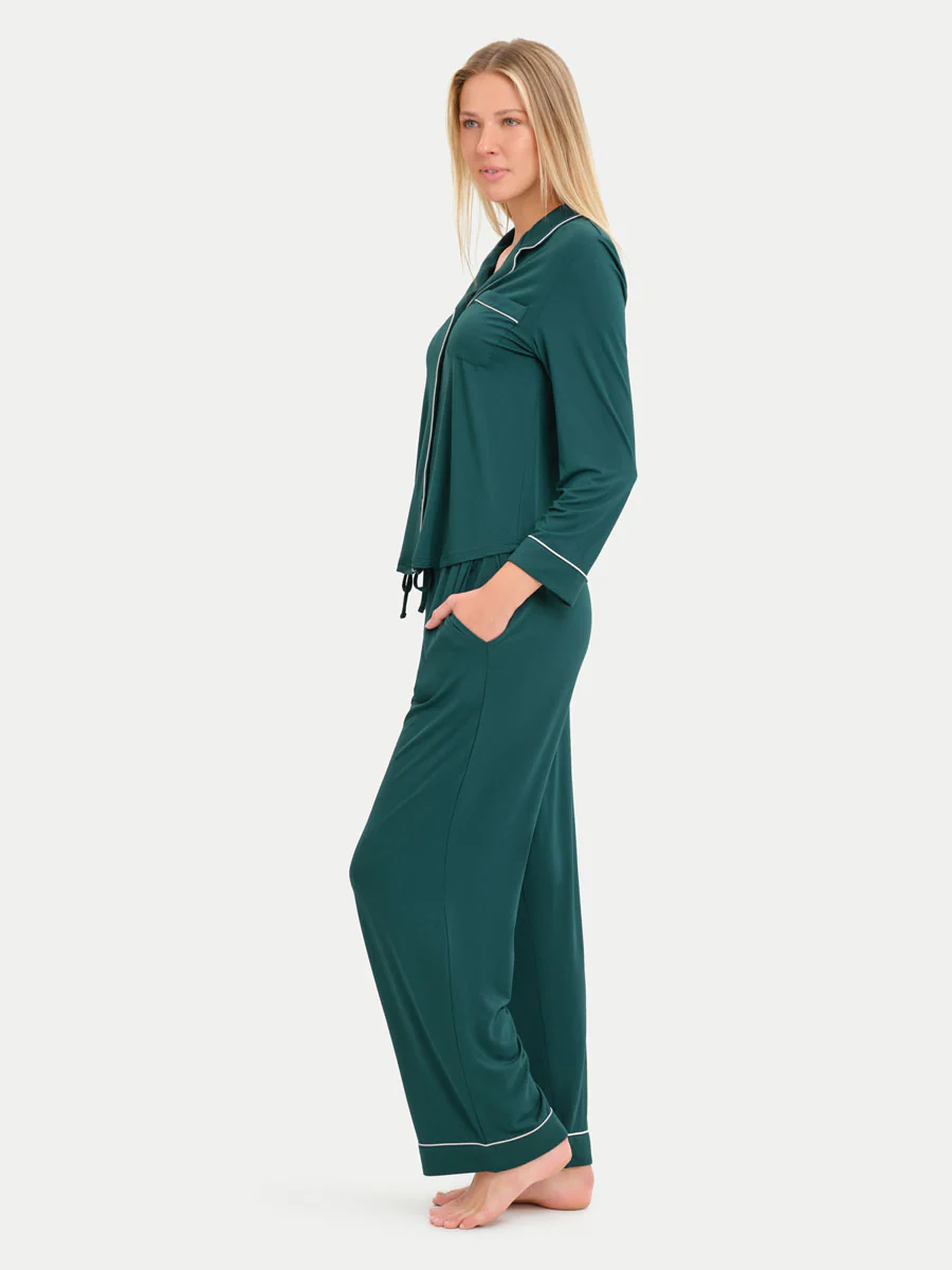 Long Sleeve Bamboo Pajama Set - Image 93