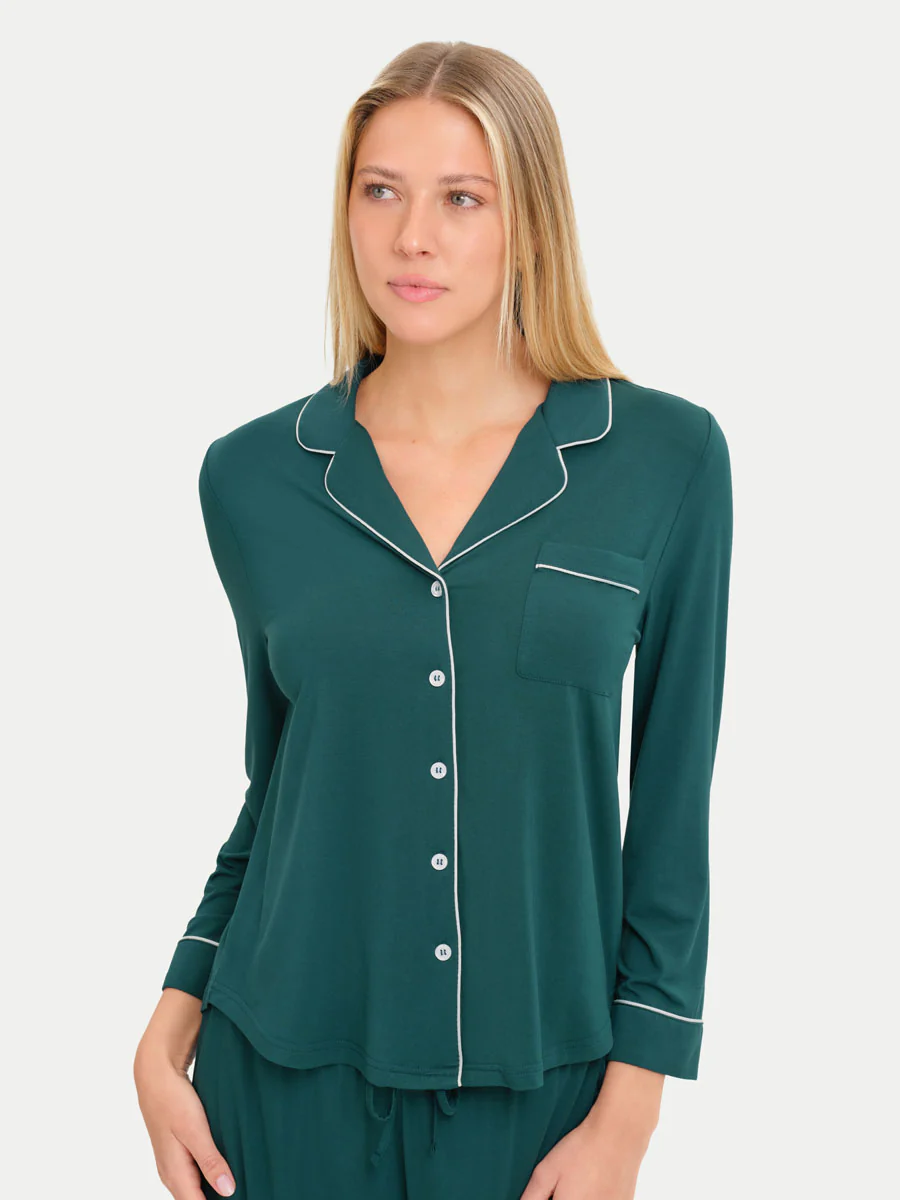 Long Sleeve Bamboo Pajama Set - Image 96