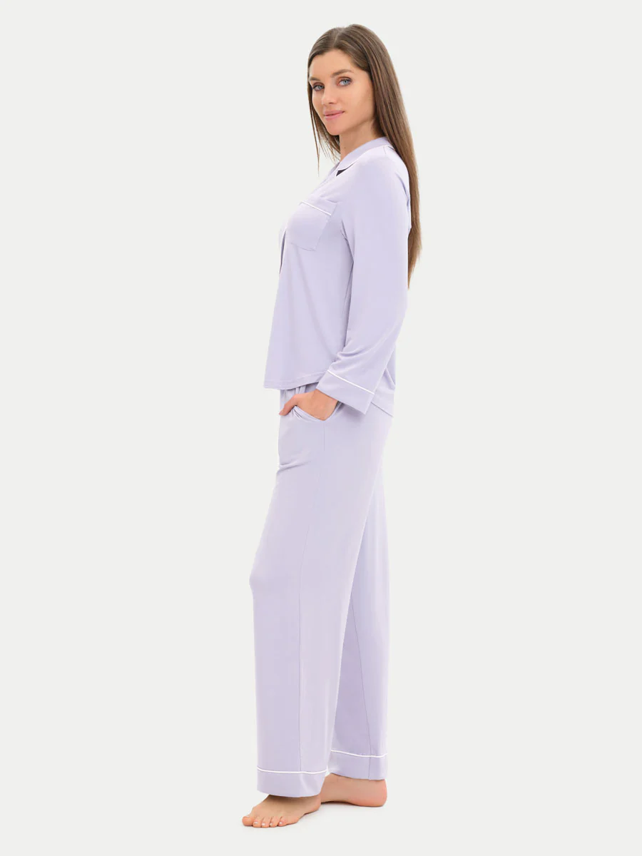 Long Sleeve Bamboo Pajama Shirt - Image 104