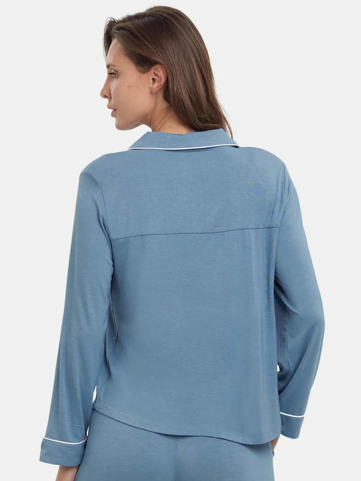 Long Sleeve Bamboo Pajama Shirt - Image 42