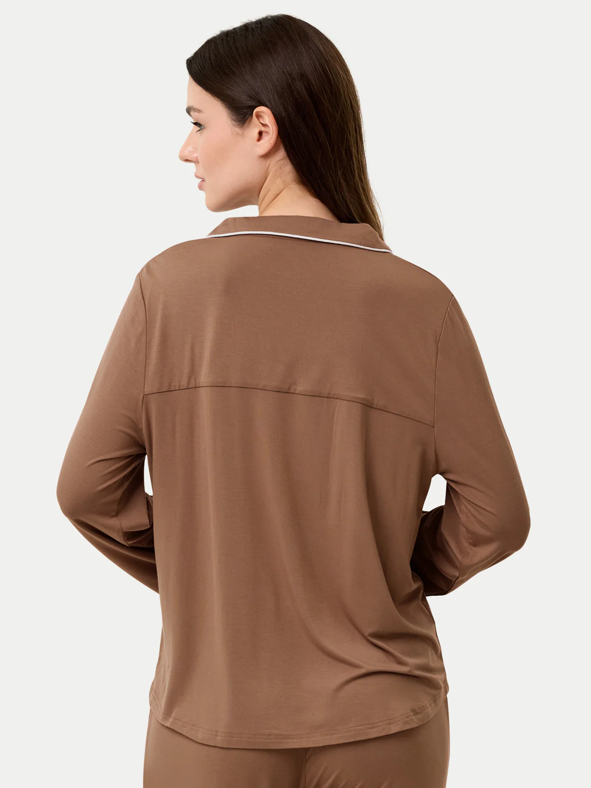 Long Sleeve Bamboo Pajama Shirt - Image 50