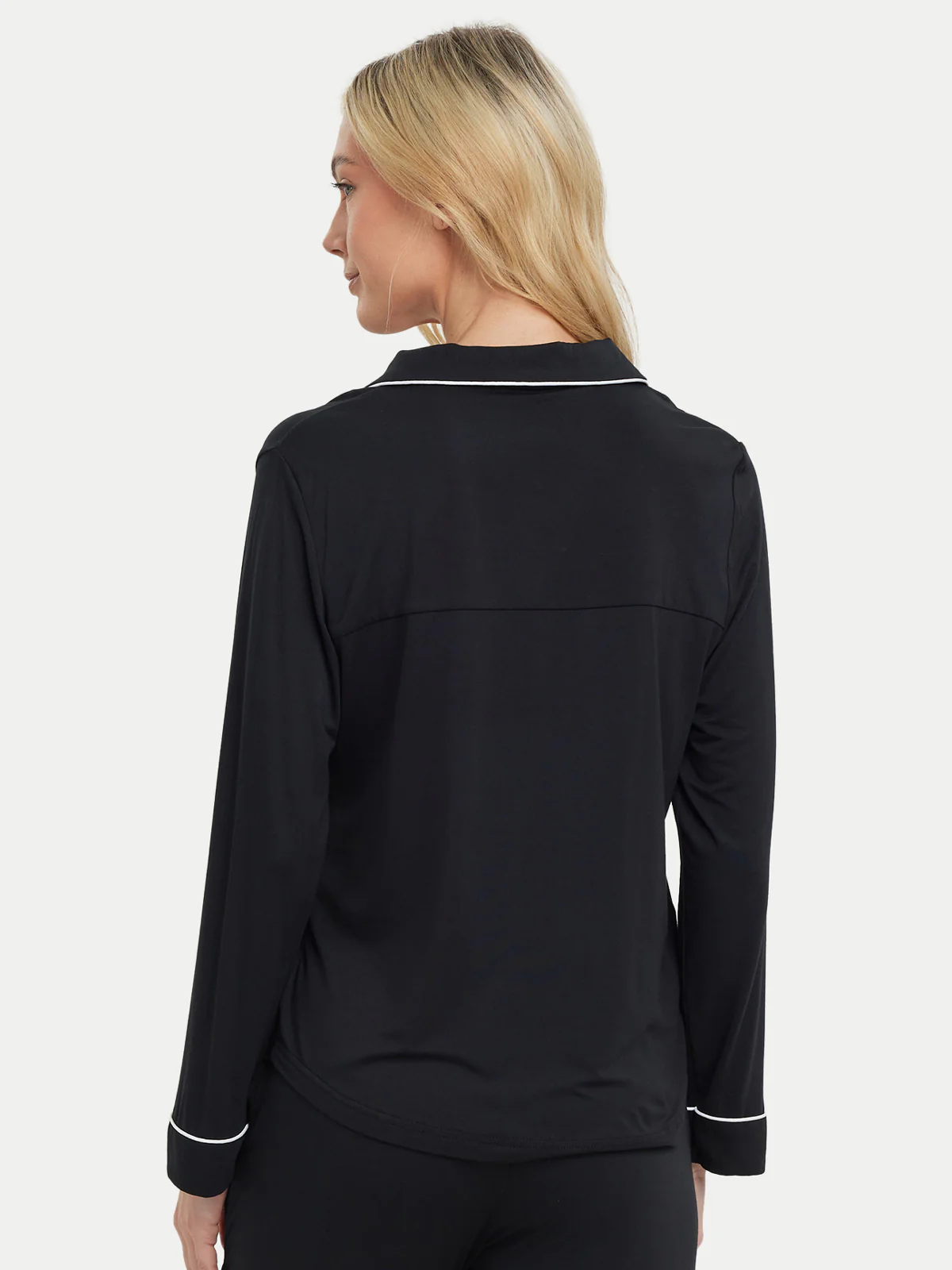 Long Sleeve Bamboo Pajama Shirt - Image 9