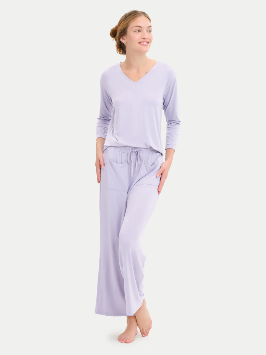 Long Sleeve Bamboo Slouchy PJs Set - Image 90