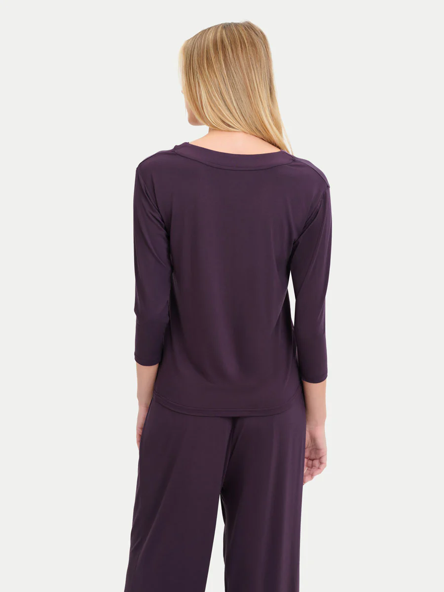 Long Sleeve Bamboo Slouchy PJs Top - Image 110