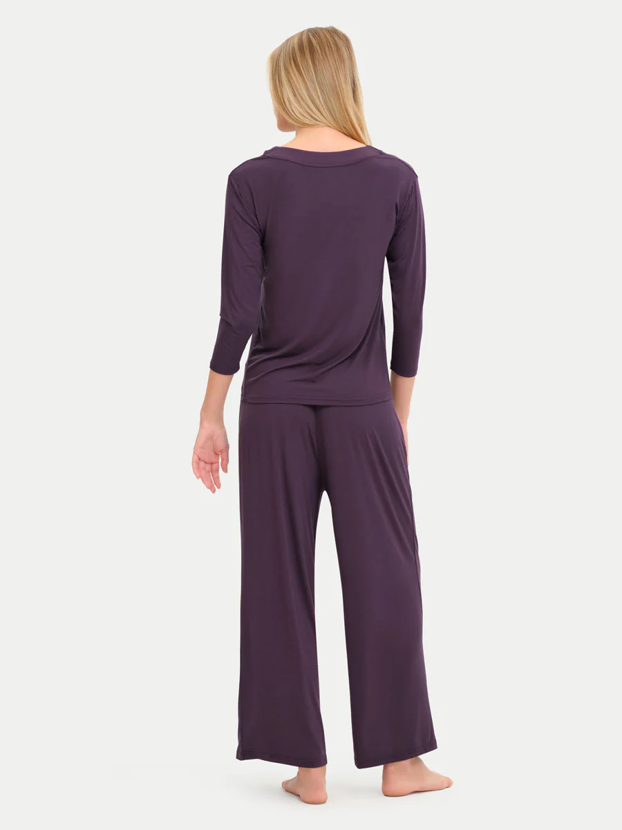 Long Sleeve Bamboo Slouchy PJs Top - Image 113