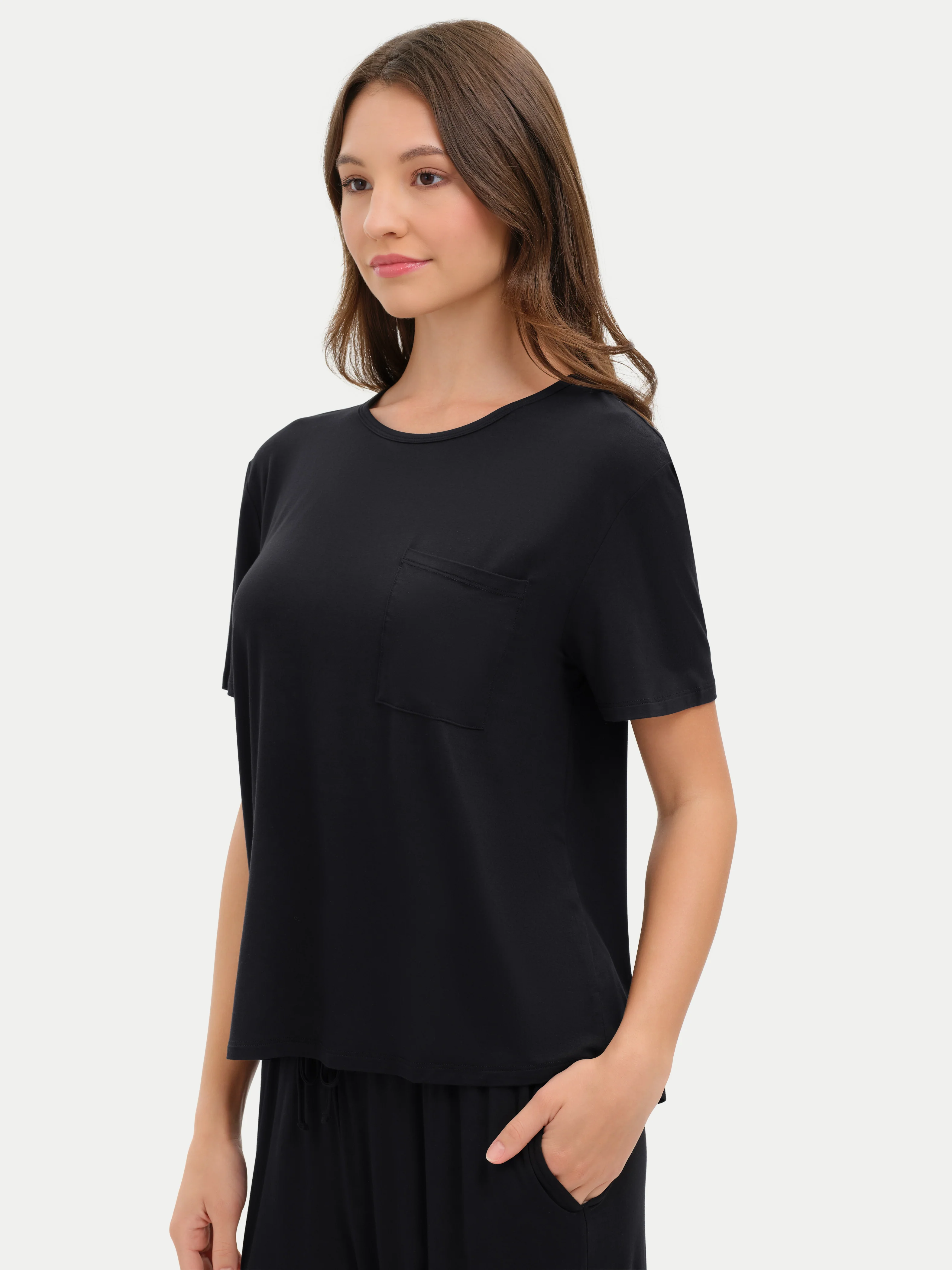 Short Sleeve Bamboo Relaxed Tee - Image 12