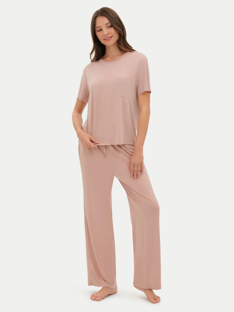 Short Sleeve Bamboo Relaxed Tee - Image 21