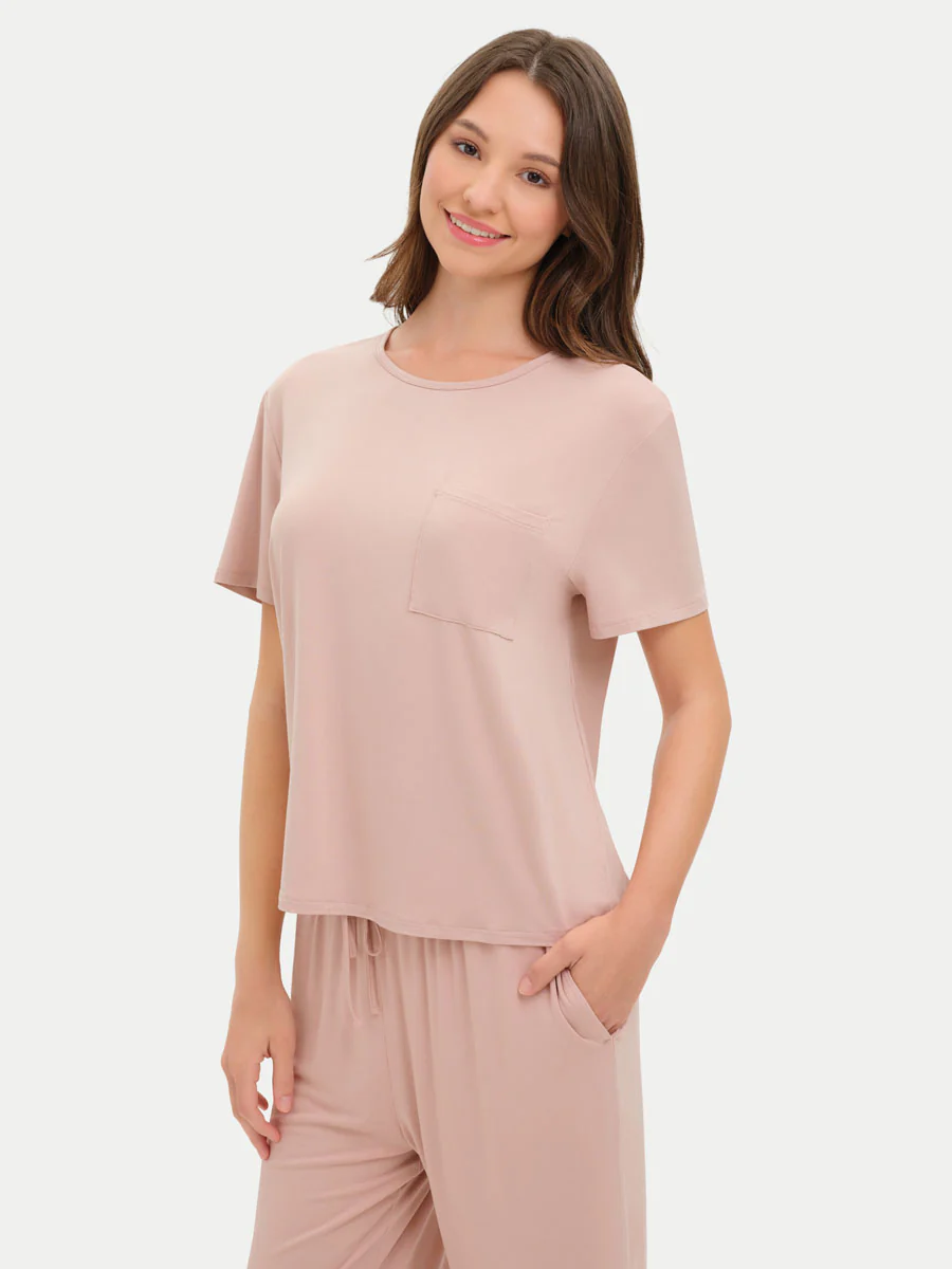Short Sleeve Bamboo Relaxed Tee - Image 23