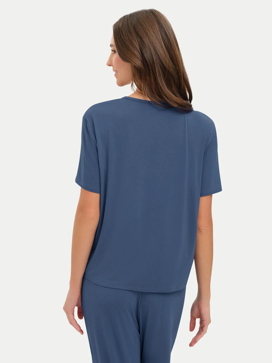 Short Sleeve Bamboo Relaxed Tee - Image 29