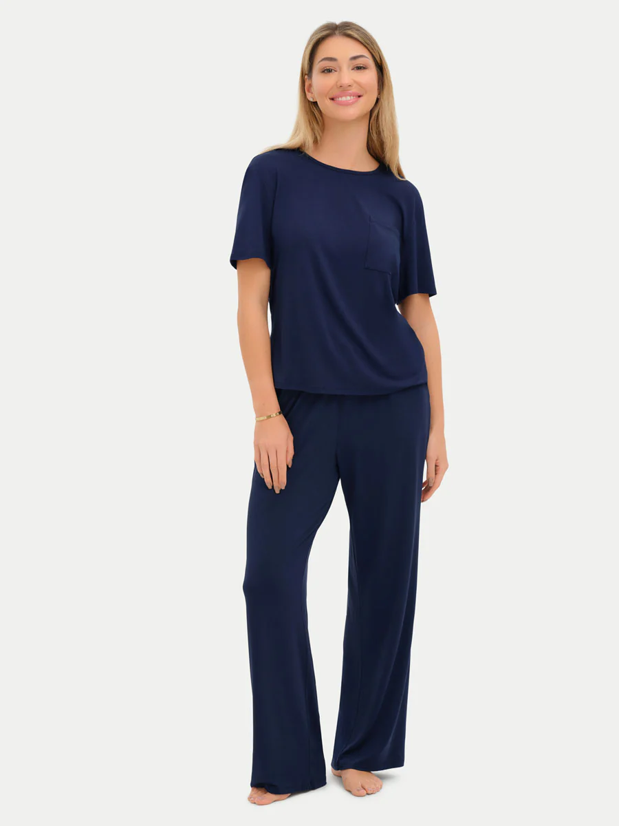 Short Sleeve Bamboo Relaxed Tee - Image 3