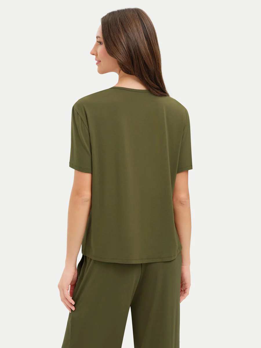 Short Sleeve Bamboo Relaxed Tee - Image 39
