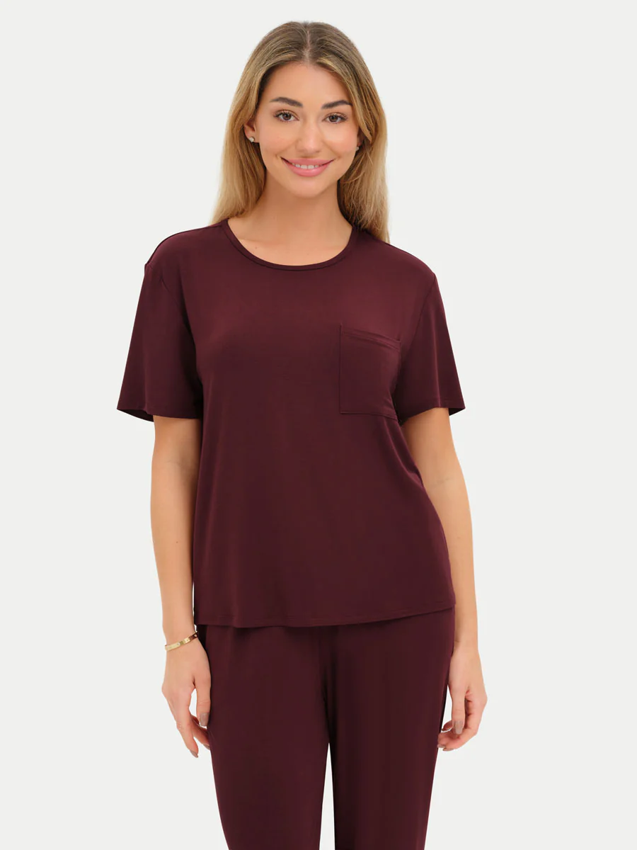 Short Sleeve Bamboo Relaxed Tee - Image 40