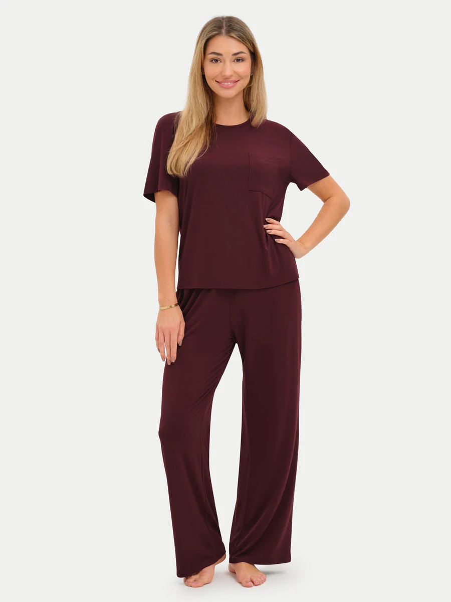 Short Sleeve Bamboo Relaxed Tee - Image 44