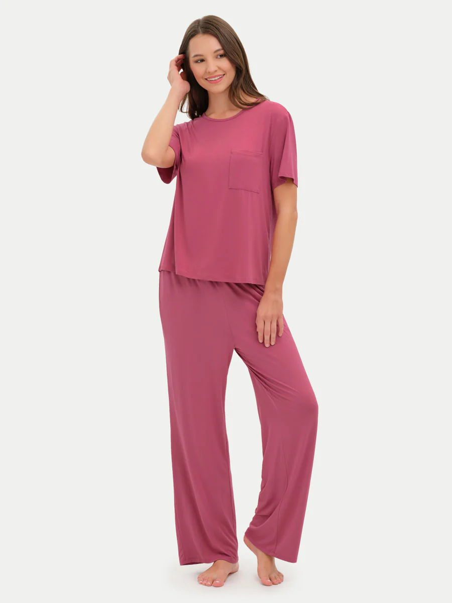 Short Sleeve Bamboo Relaxed Tee - Image 50