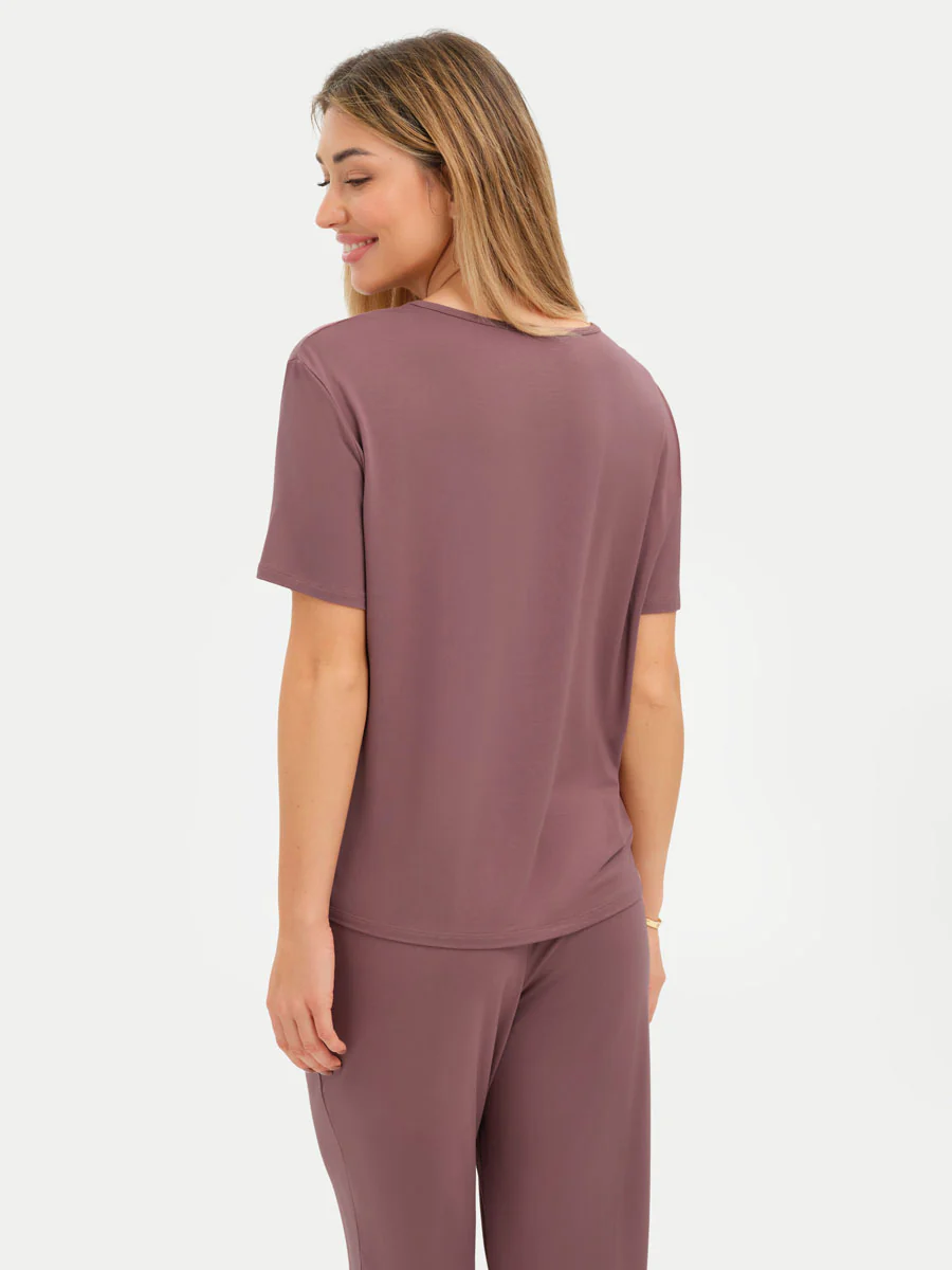 Short Sleeve Bamboo Relaxed Tee - Image 69