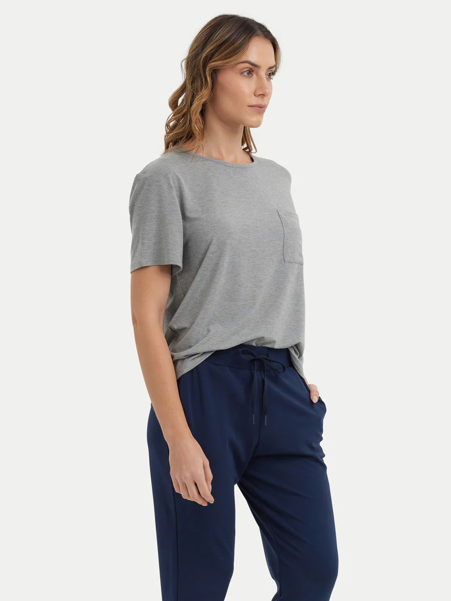Short Sleeve Bamboo Relaxed Tee - Image 84