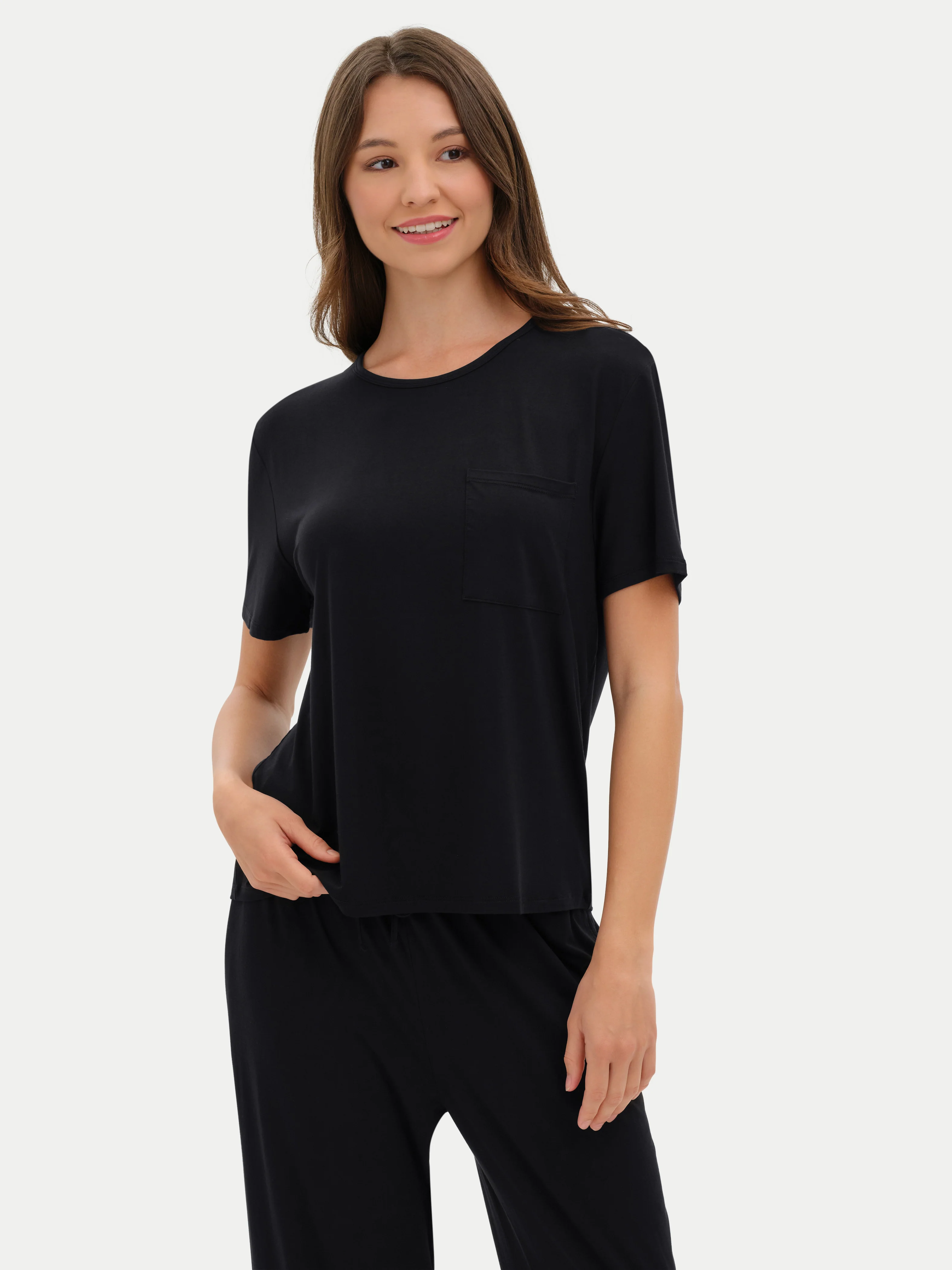 Short Sleeve Bamboo Relaxed Tee - Image 9