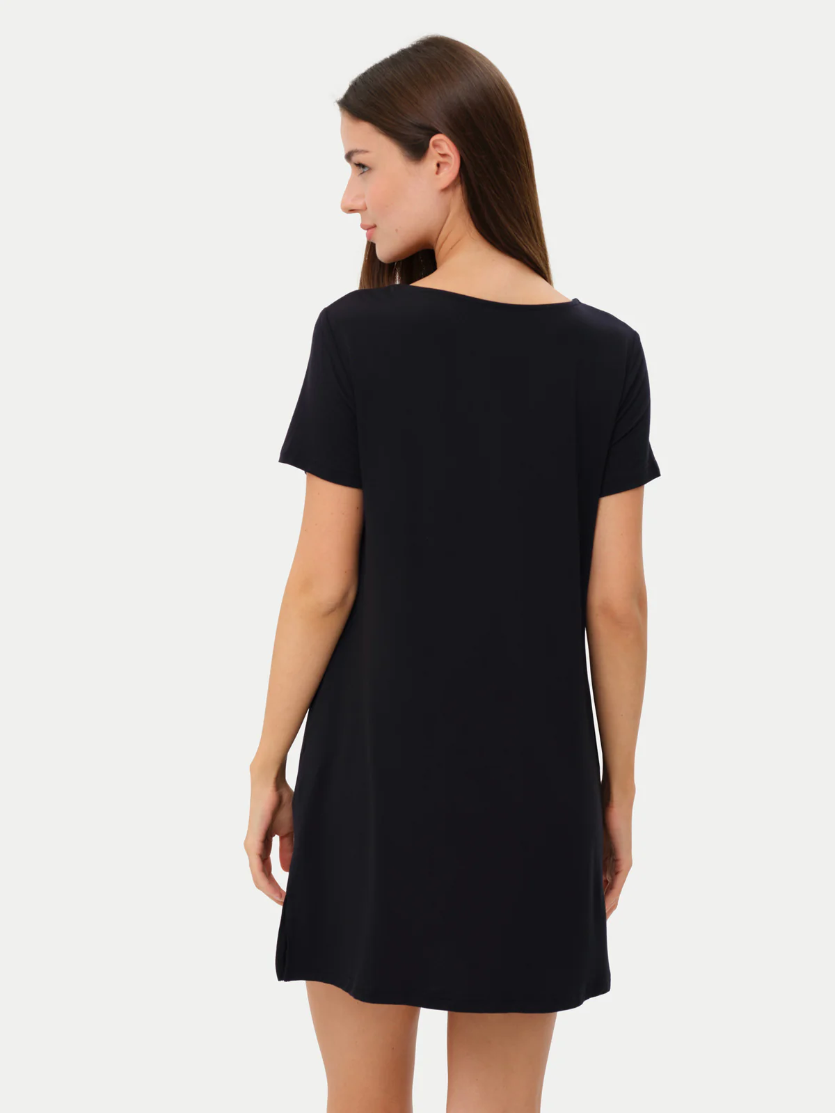 Short Sleeve Short Bamboo Sleepshirt - Image 15