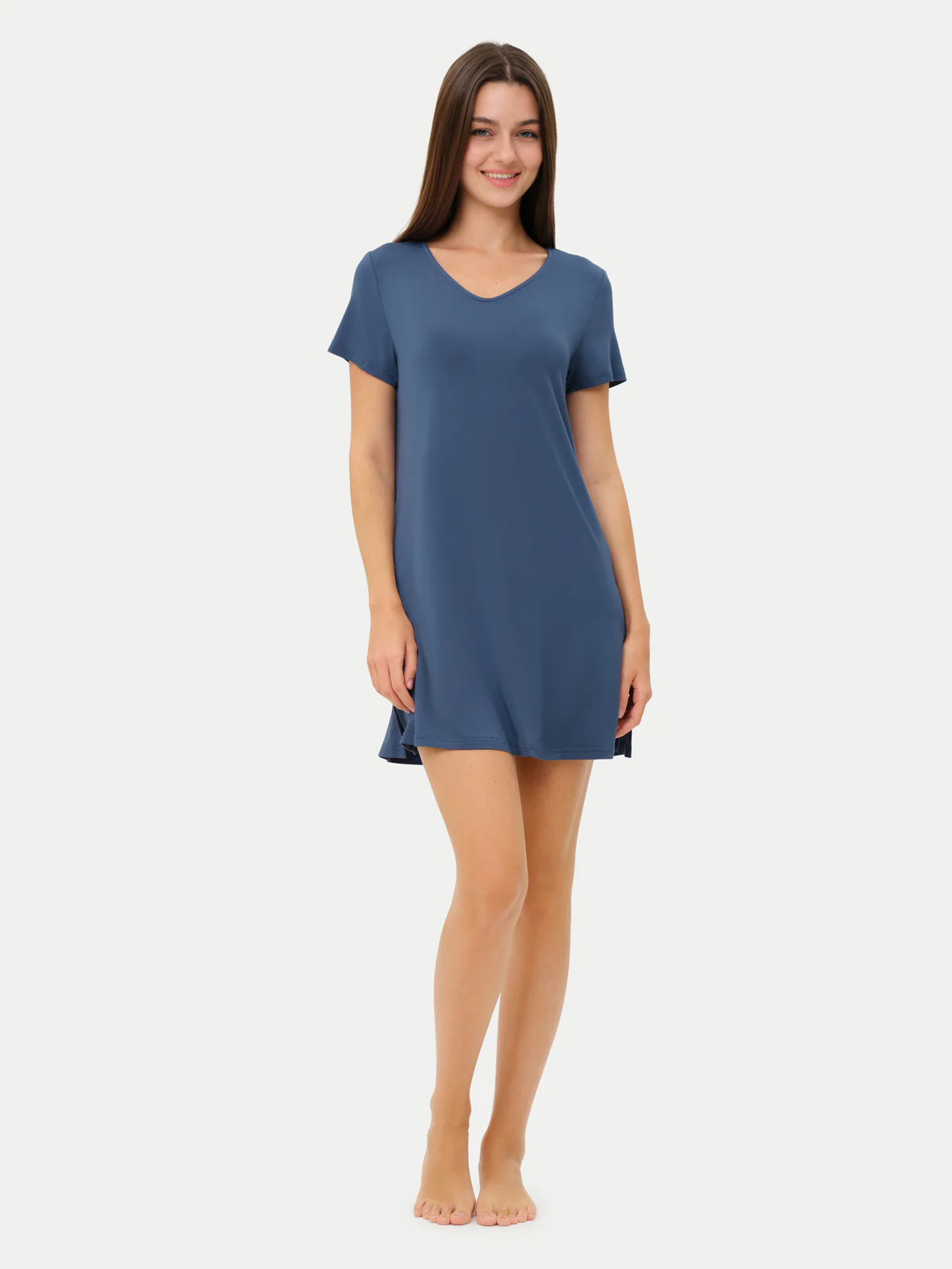 Short Sleeve Short Bamboo Sleepshirt - Image 95