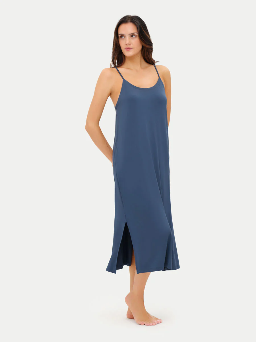Sleeveless Long Bamboo Sleepshirt - Image 21