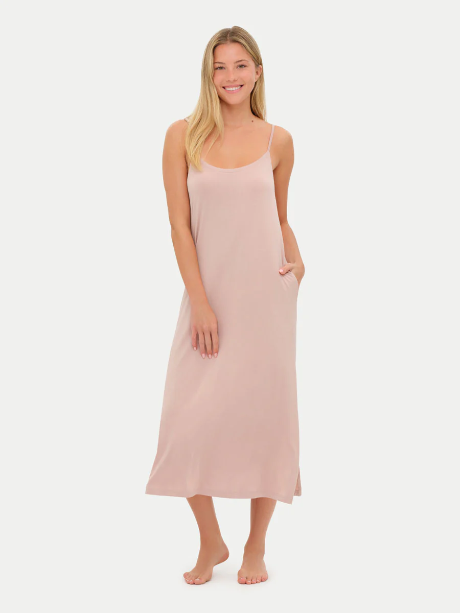 Sleeveless Long Bamboo Sleepshirt - Image 31