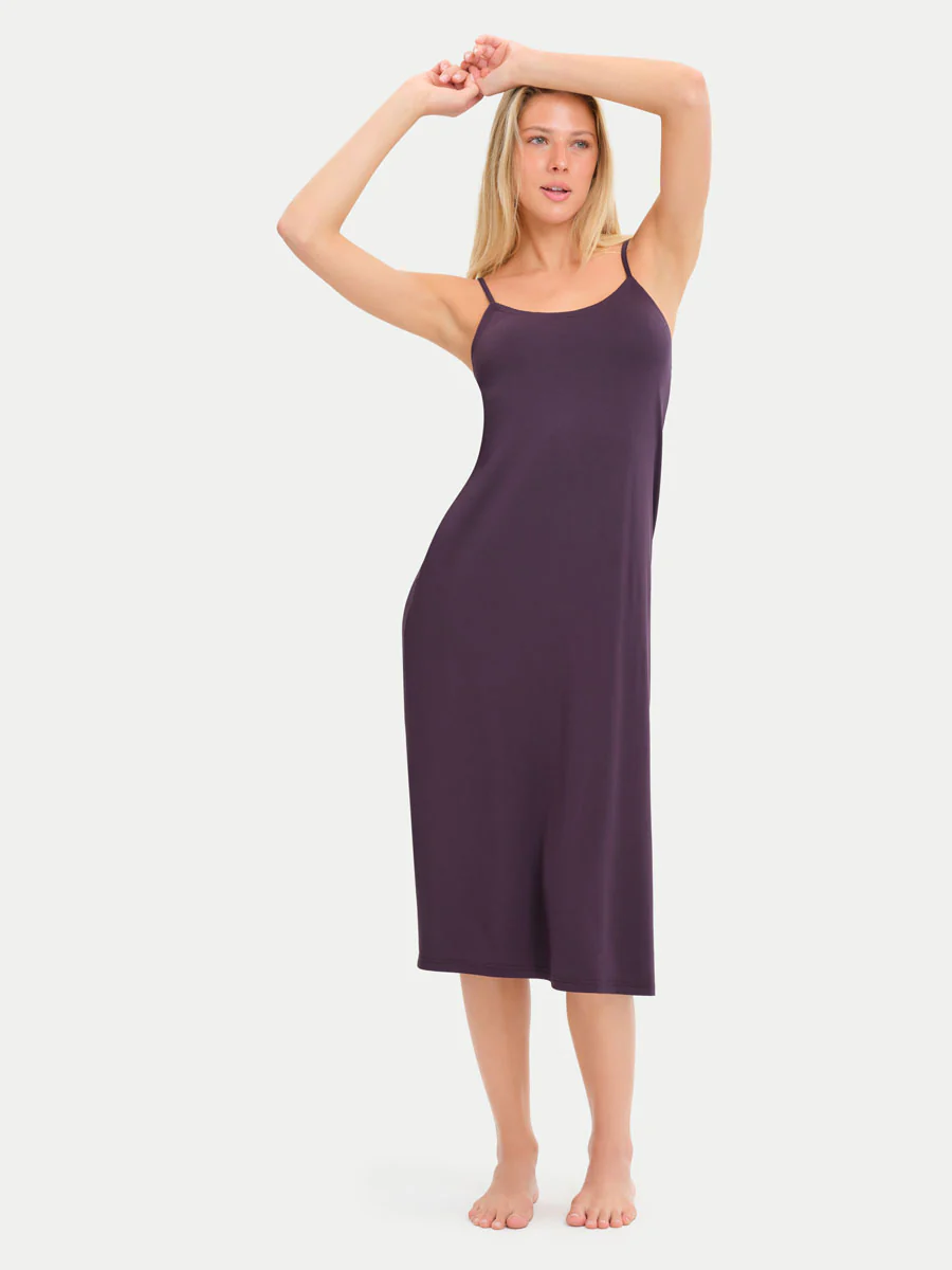 Sleeveless Long Bamboo Sleepshirt - Image 74