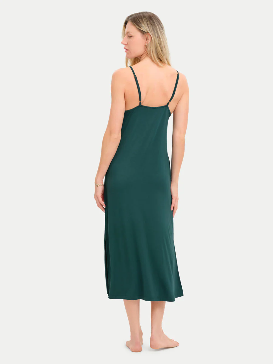 Sleeveless Long Bamboo Sleepshirt - Image 78