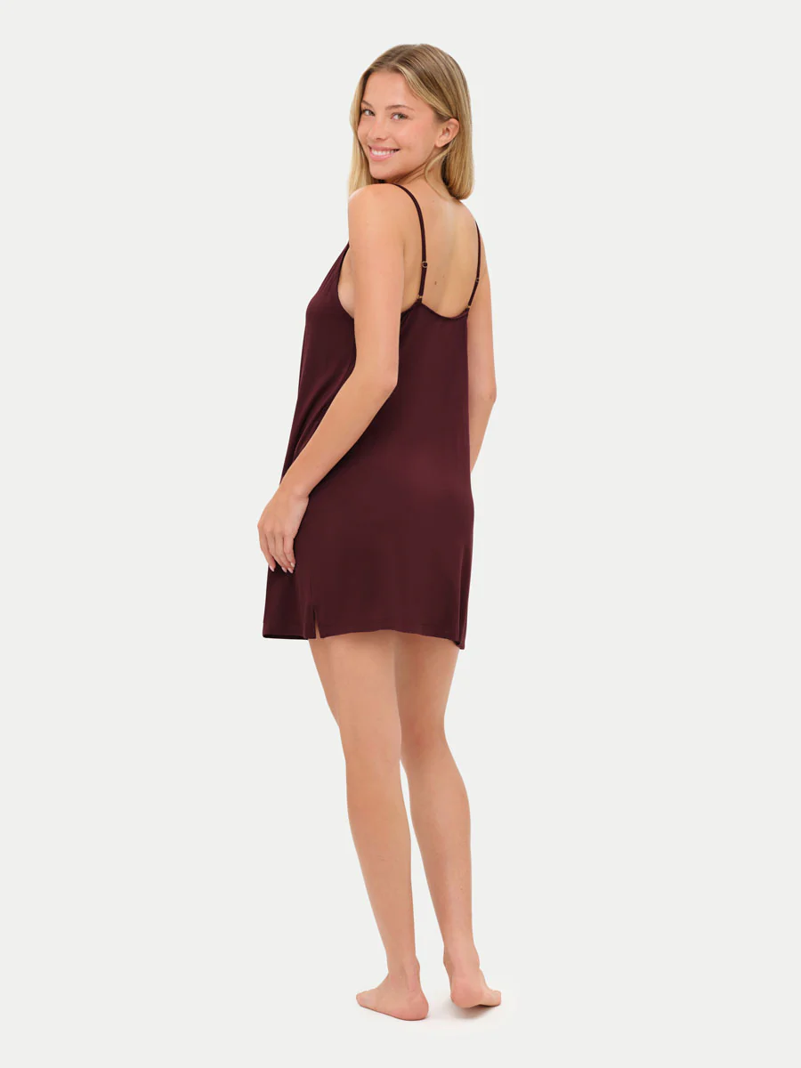 Sleeveless Short Bamboo Sleepshirt - Image 40