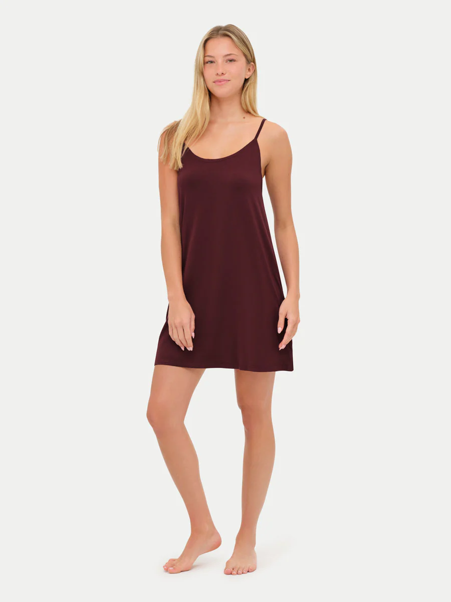Sleeveless Short Bamboo Sleepshirt - Image 44