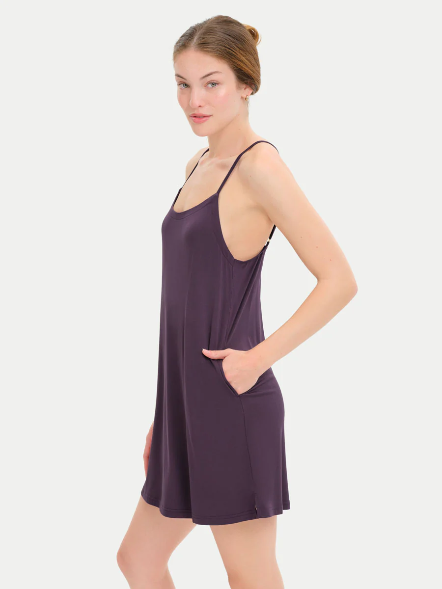 Sleeveless Short Bamboo Sleepshirt - Image 73